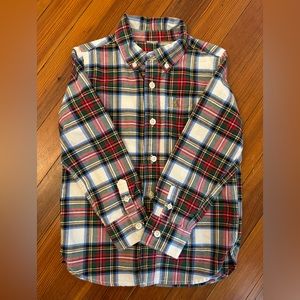 🎄 GAP Kids Plaid Button Down 🎄